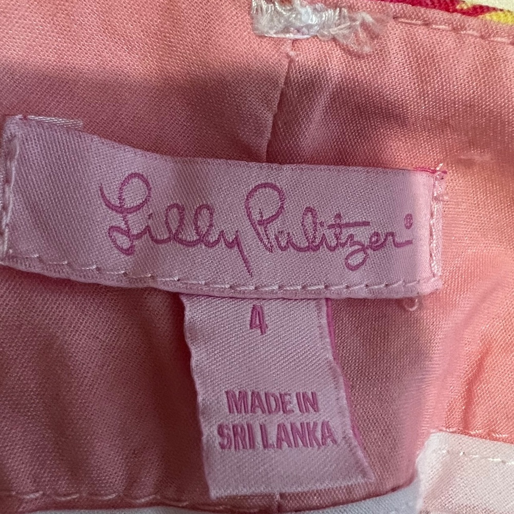Lilly Pulitzer "Whitney" Pants (roll up) size 4 - Picture 10 of 14